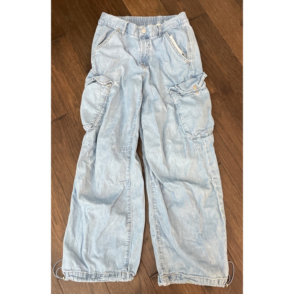GAP Light Blue Flare & Wide Leg Jeans